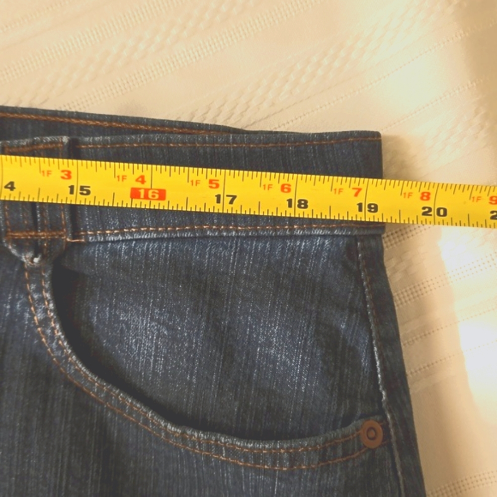 Marks & Spencer blue Denim Skirt 16 EUC - Picture 4 of 8